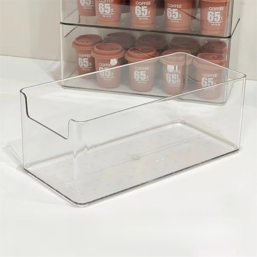 Multifunctional Transparent Storage Box for Home and Office