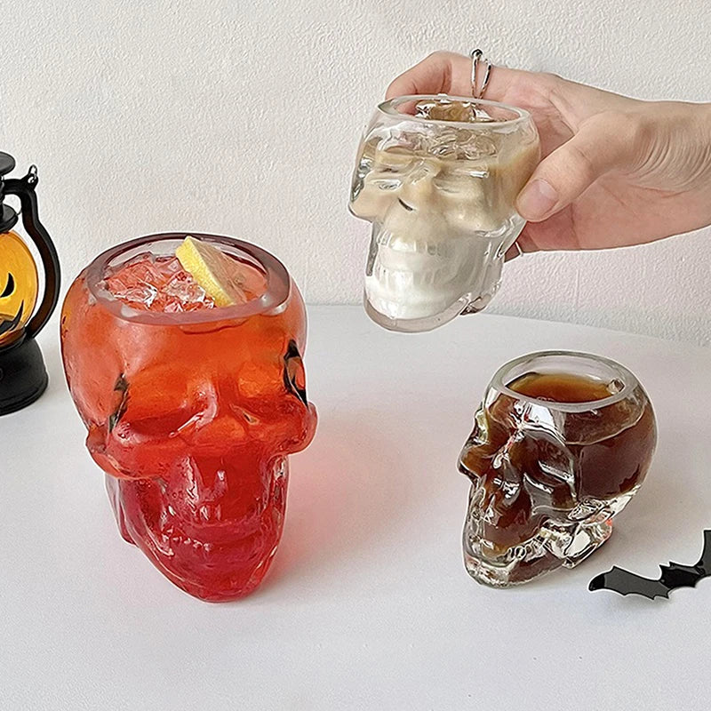 Skull Head Crystal Glass Mug For Wine, Whiskey, Coffee