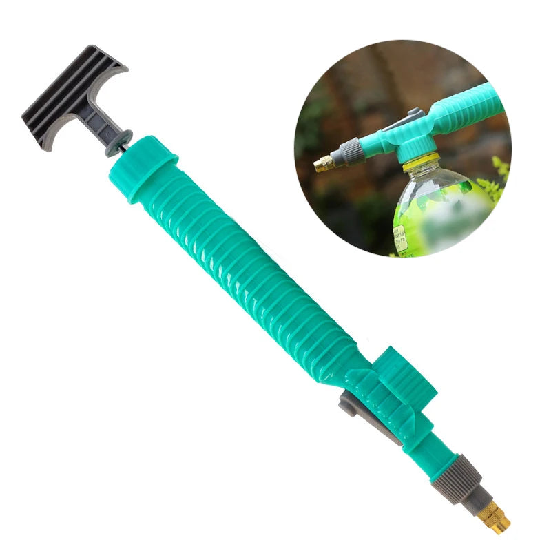 High Pressure Air Pump Manual Sprayer Adjustable Drink Bottle Spray Head Nozzle Garden Watering Tool Sprayer Agriculture Tools Spray Bottle