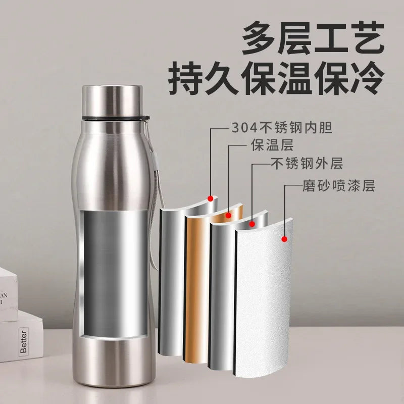 Stainless Steel Sport Water Bottle for Outdoor Adventures