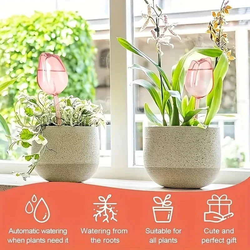 Tulip Watering Globes Automatic Self Watering System For Plants