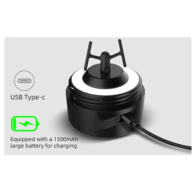 Electric Protein Shaker Bottle With Self Stirring Type C Interface