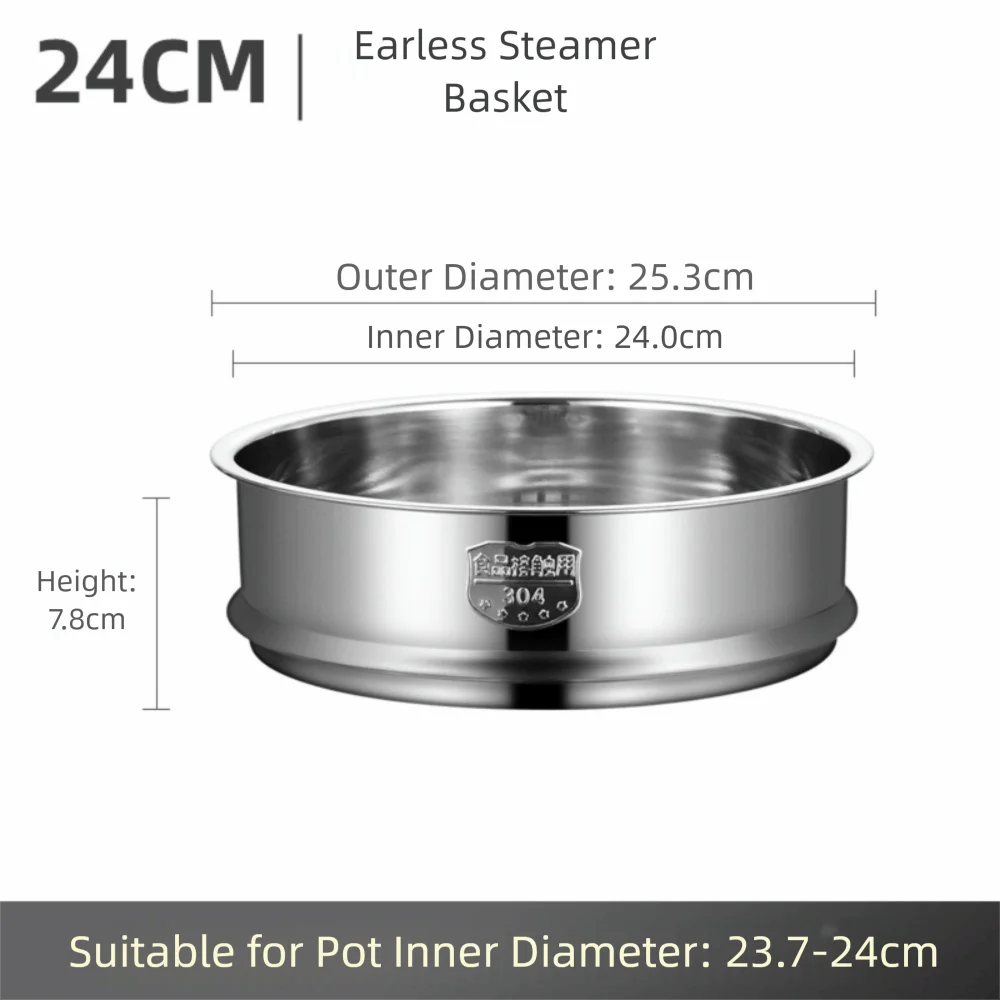 304 Stainless Steel Steamer Basket For Pot Durable Steam Rack