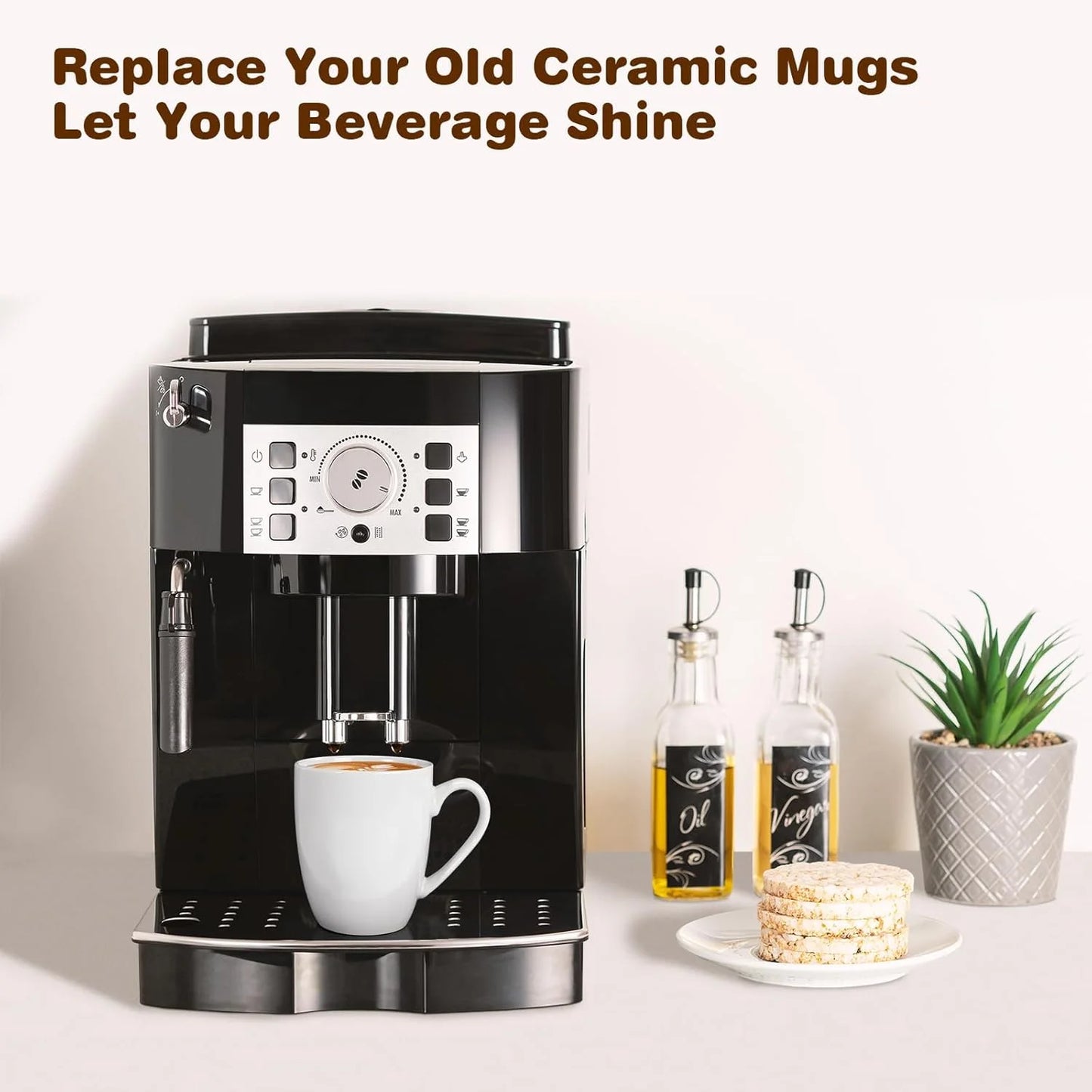 Ceramic Coffee Mugs Set Of 4 For Home Office Gift Idea