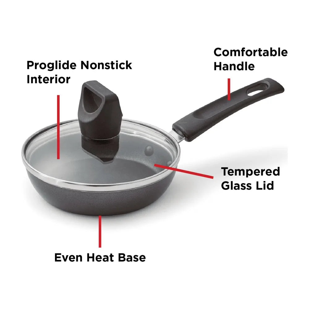 Nonstick Covered Egg Fry Pan Skillet Easy Care Dishwasher Safe