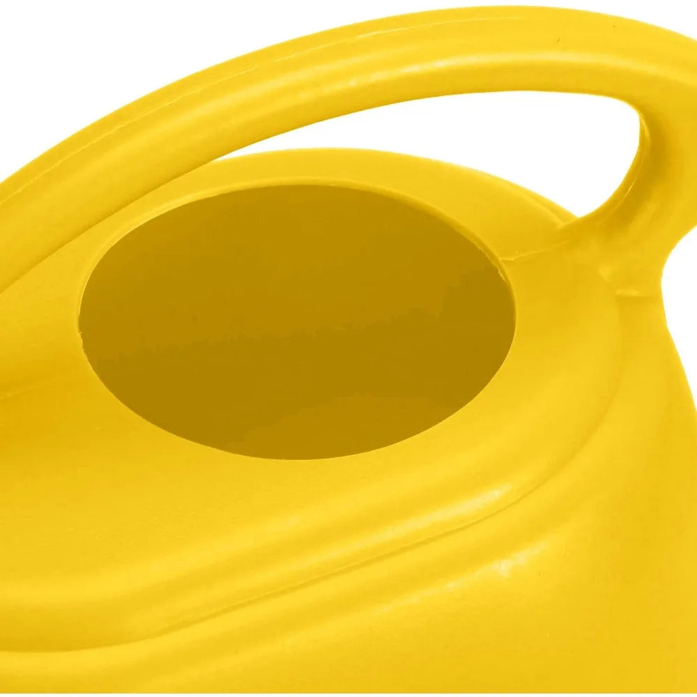 Plastic Watering Can, Yellow, 1-Gallon