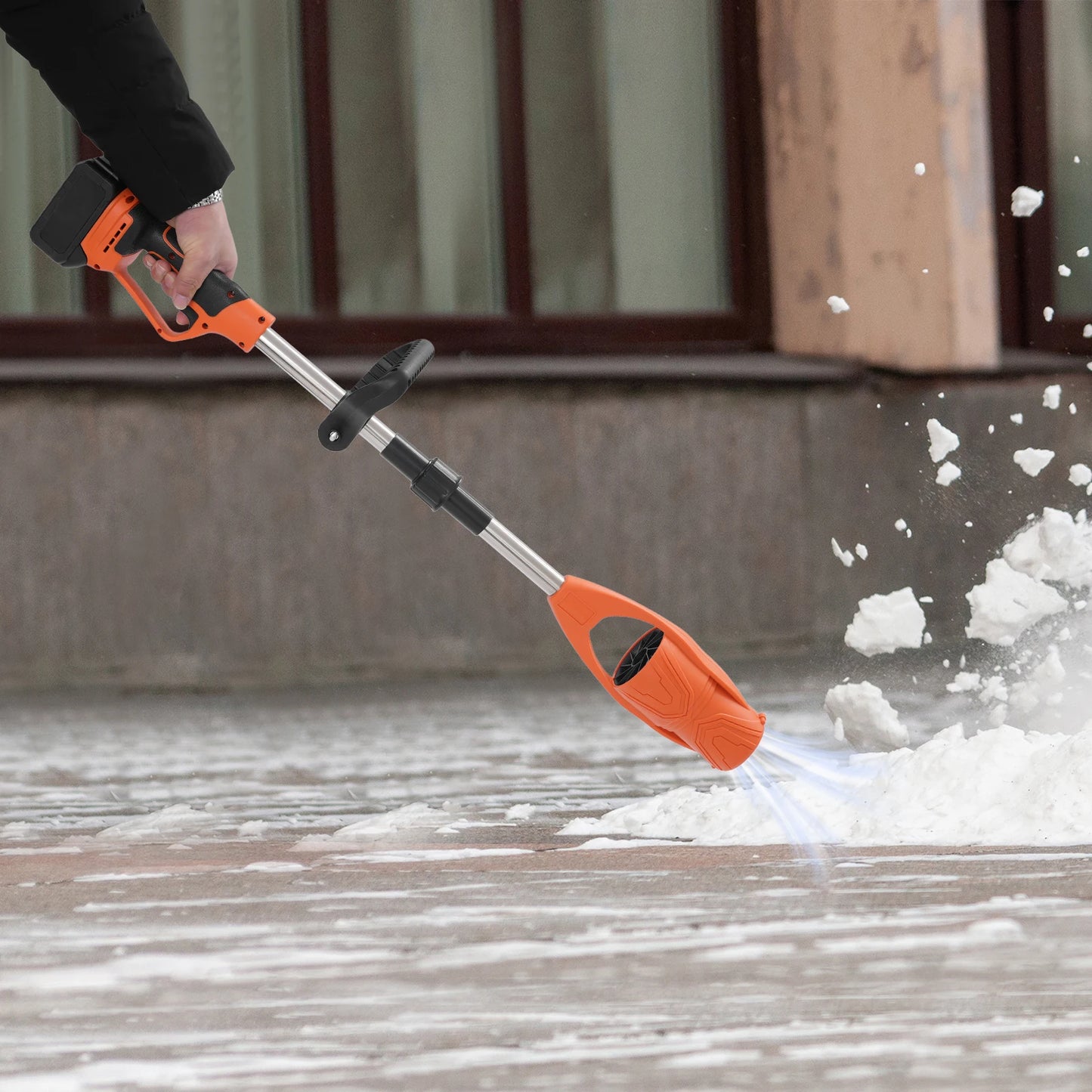 21V Cordless Leaf Blower, Lithium Battery Powered Leaf Blower, Electric Leaf Blower For Lawn Care