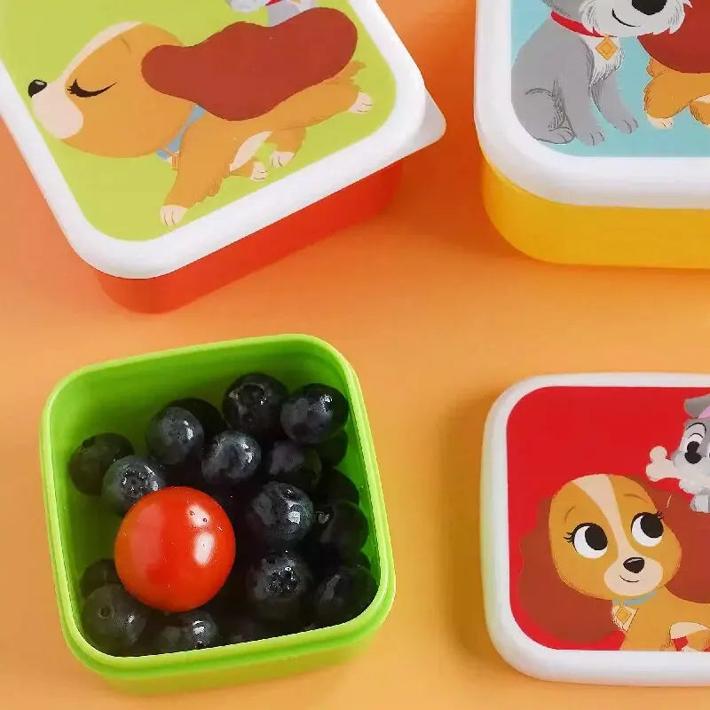 Cute Cartoon Animal Pattern Bento Box For Kids Portable Lunch
