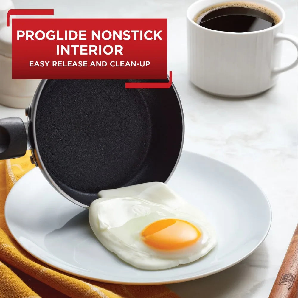 Nonstick Covered Egg Fry Pan Skillet Easy Care Dishwasher Safe