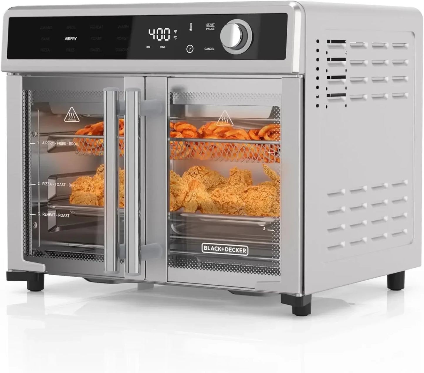 Crisp N Bake Air Fryer Toaster Oven Combo 12 In 1 Countertop