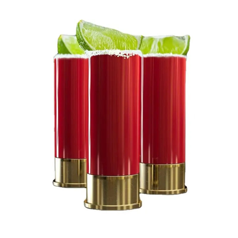 12 Gauge Shotgun Shell Shot Glass Set For Hunting Gift
