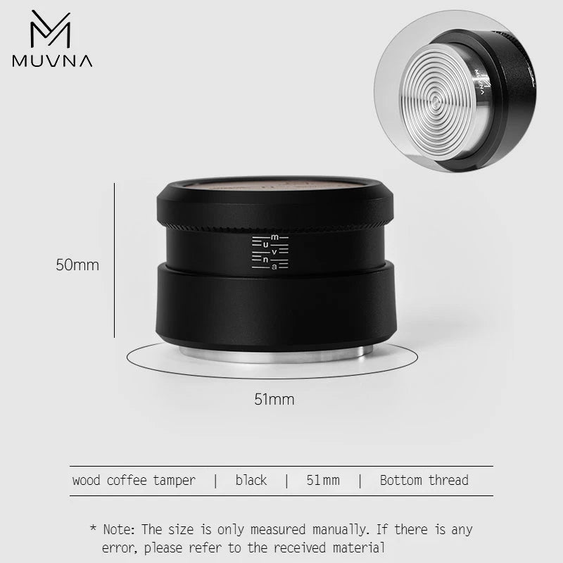 Espresso Tamper V2 Slow Rebound Stainless Steel Ripple Base Tamper