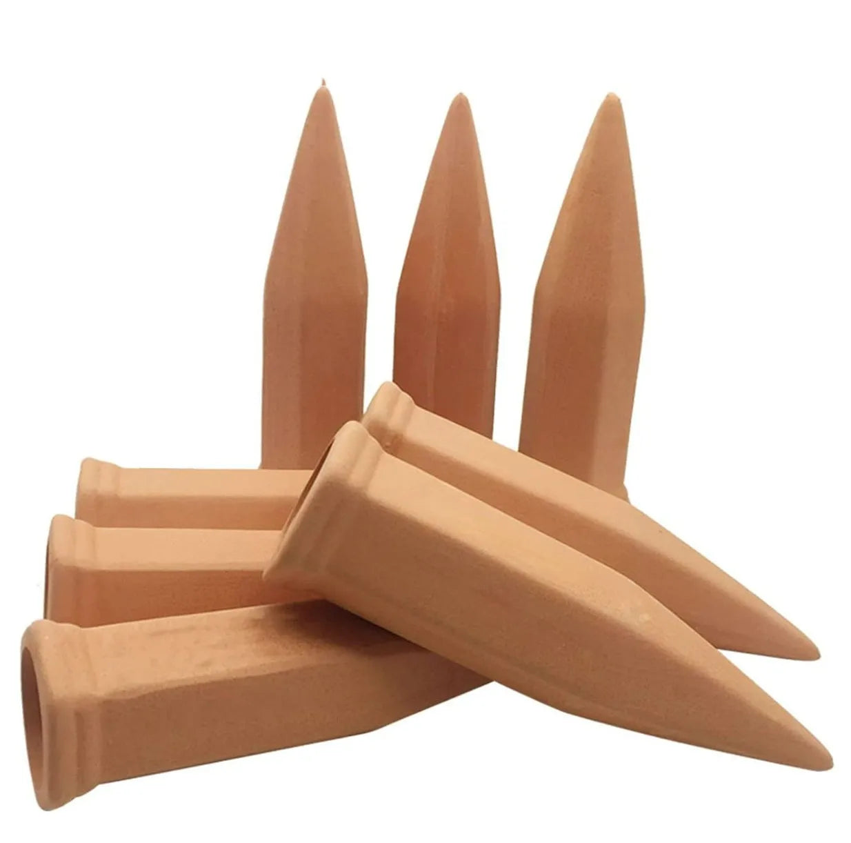 Self Watering Plant Stakes Terracotta 2 Pack Indoor Outdoor Irrigation System