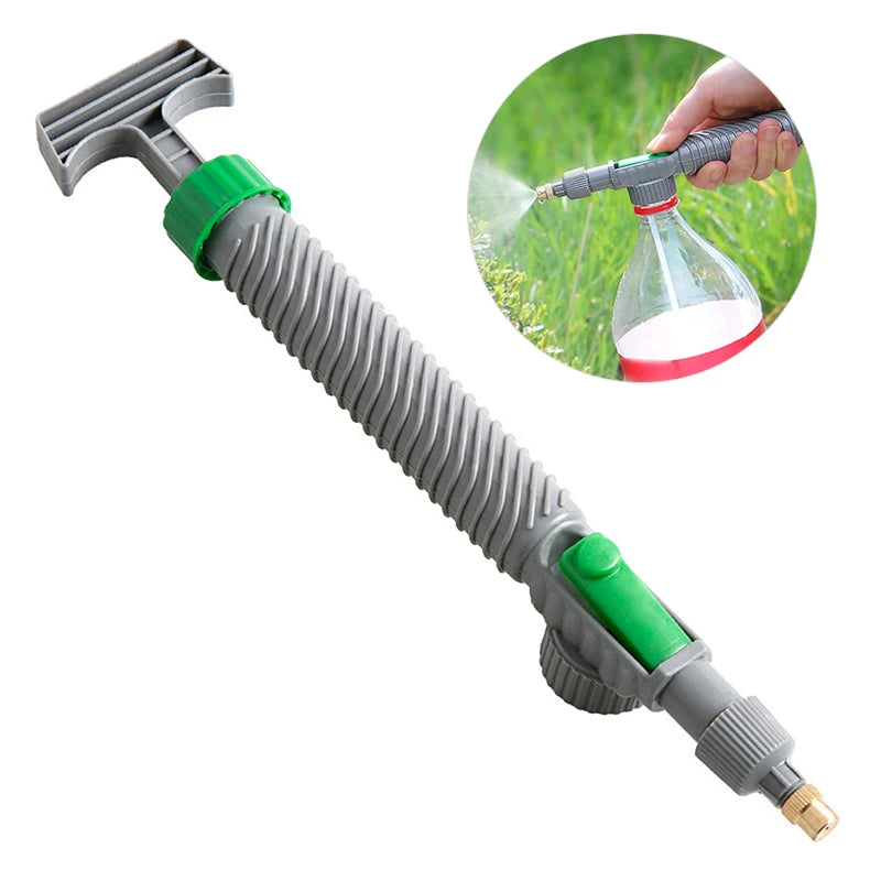 High Pressure Air Pump Manual Sprayer Adjustable Drink Bottle Spray Head Nozzle Garden Watering Tool Sprayer Agriculture Tools Spray Bottle