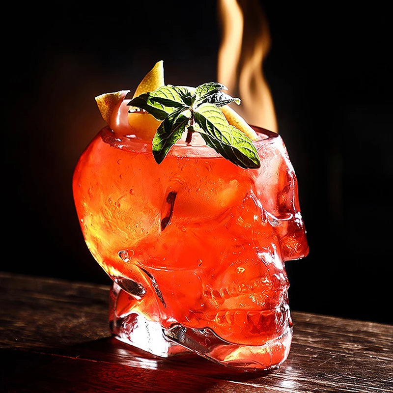 Skull Head Crystal Glass Mug For Wine, Whiskey, Coffee