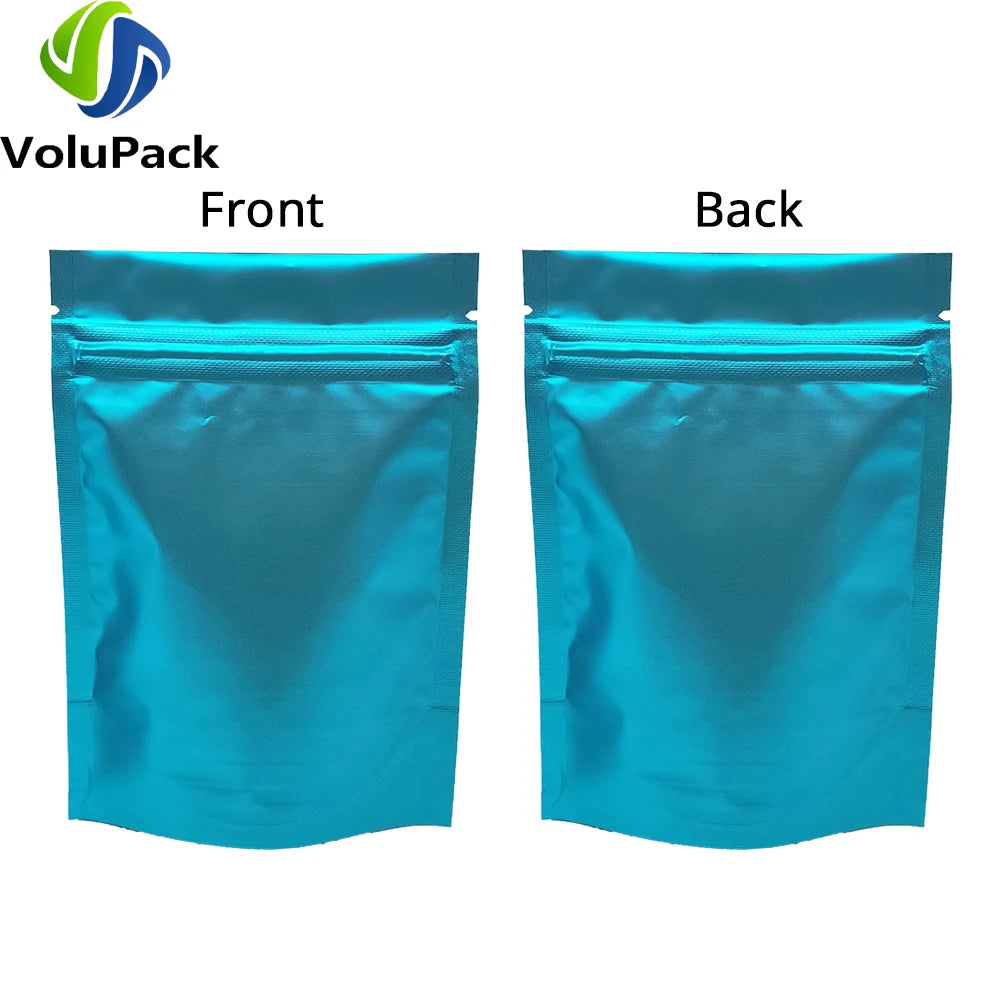 Zipper Coffee Packaging Storage Heat Sealing Stand Up Zip Lock Pouches Eco Aluminum Foil Mylar Gift Organizer Bags