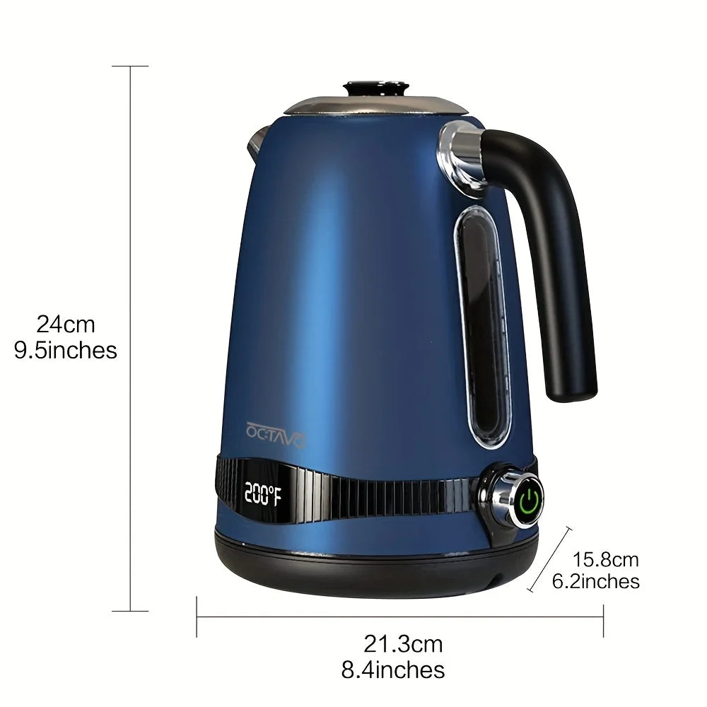 Octavo Electric Kettle With Temperature Control And LED Display