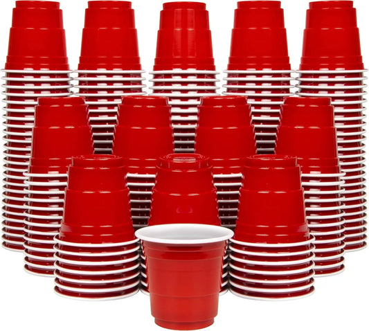 Disposable Plastic Shot Cups 200 Pack For Parties And Events
