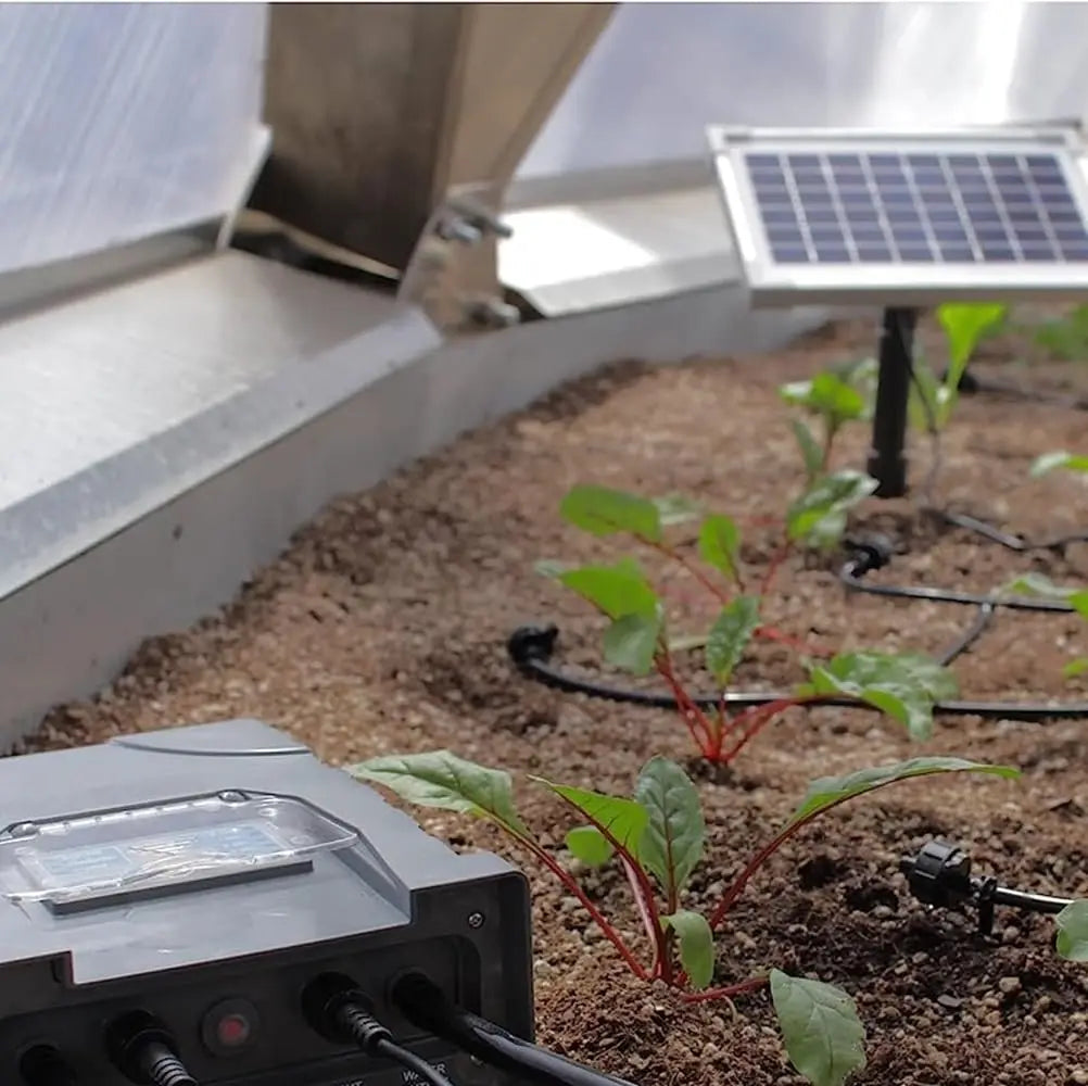 Solar Powered Automatic Watering Drip Irrigation System With 50 Drippers