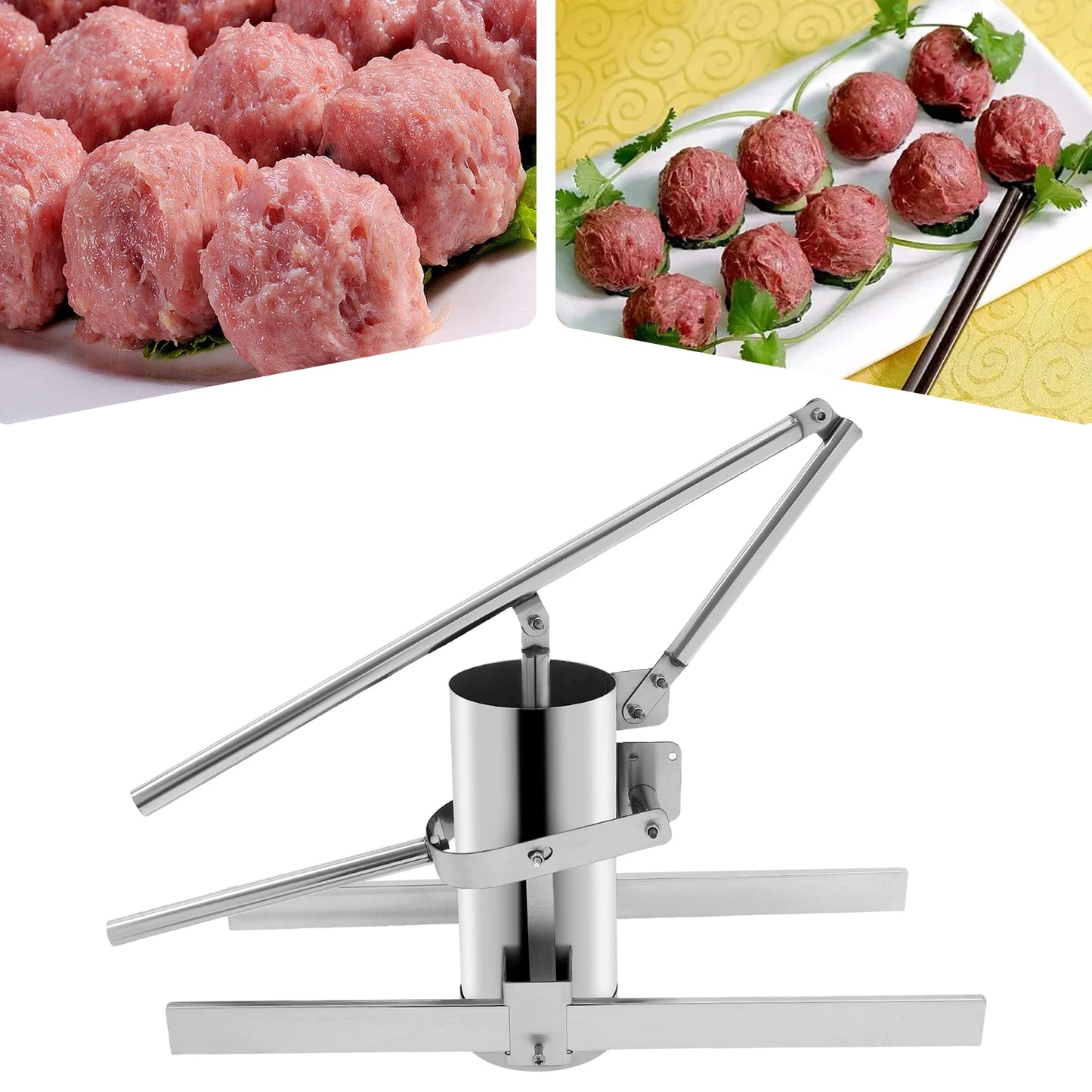 Rice-Meat Dumplings Processing and Forming Machine, Commercial Household Manual Stainless Steel Rice-Meat Dumplings Machine