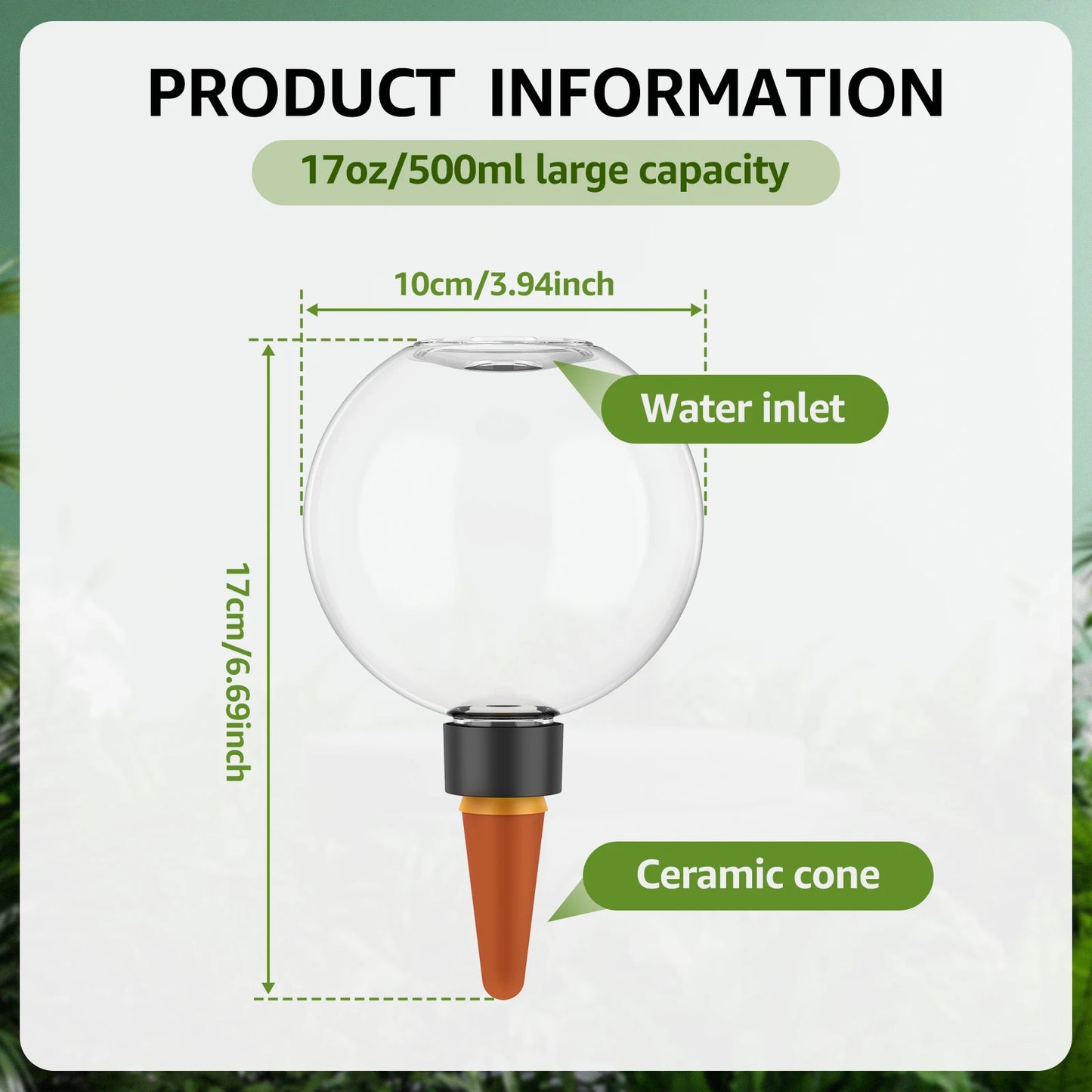 Automatic Self Watering Bulbs Drip Irrigation System for Garden Plants