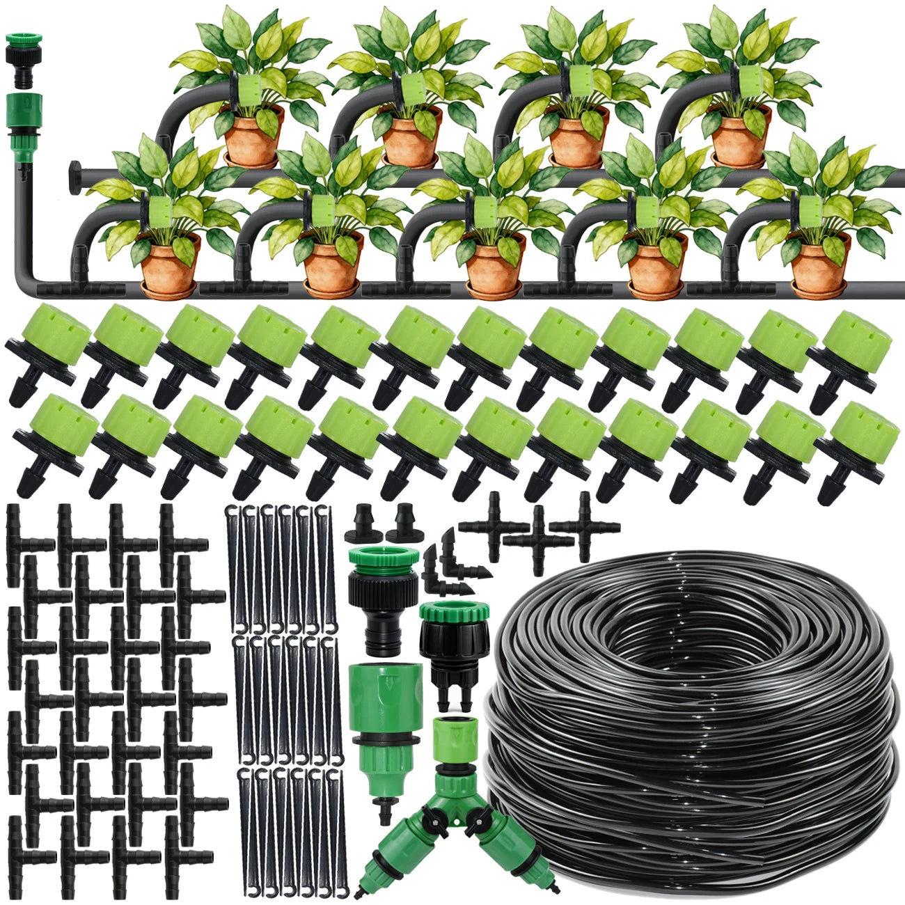 Adjustable Garden Drip Irrigation Kit Automatic Watering System