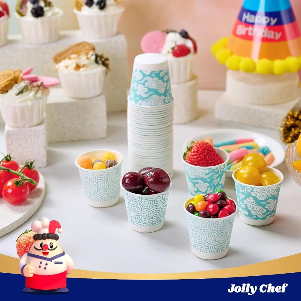 Disposable Paper Cups 300 Pack For Parties And Travel