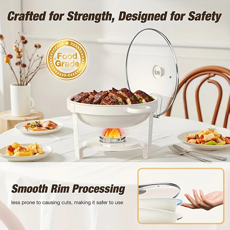 Maifanite Self Heating Buffet Set With Game Changer Coating