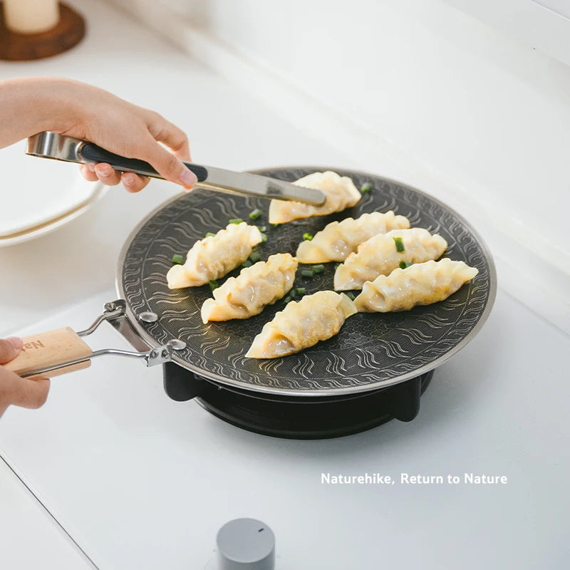 Naturehike Stainless Steel Camping Grill Pan With Honeycomb Plate