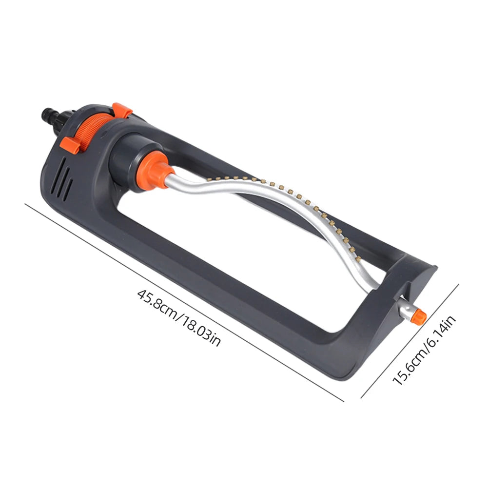Oscillating Garden Sprinkler 4 Modes Water Sprayer 19 Hole Nozzles with 1/2in Connector for Large Area Coverage Yard Garden Lawn
