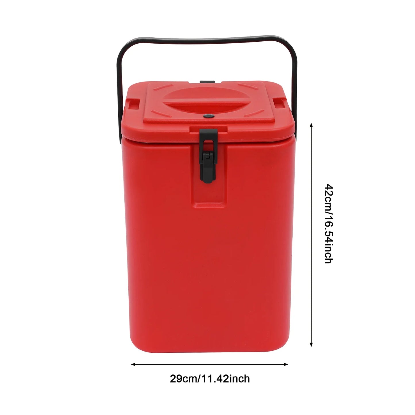 40L Insulated Soup Container 10.57Gal, Stainless Steel Food Carrier Hot 140°F 6-12H, Cold 50°F 4-8H for Catering
