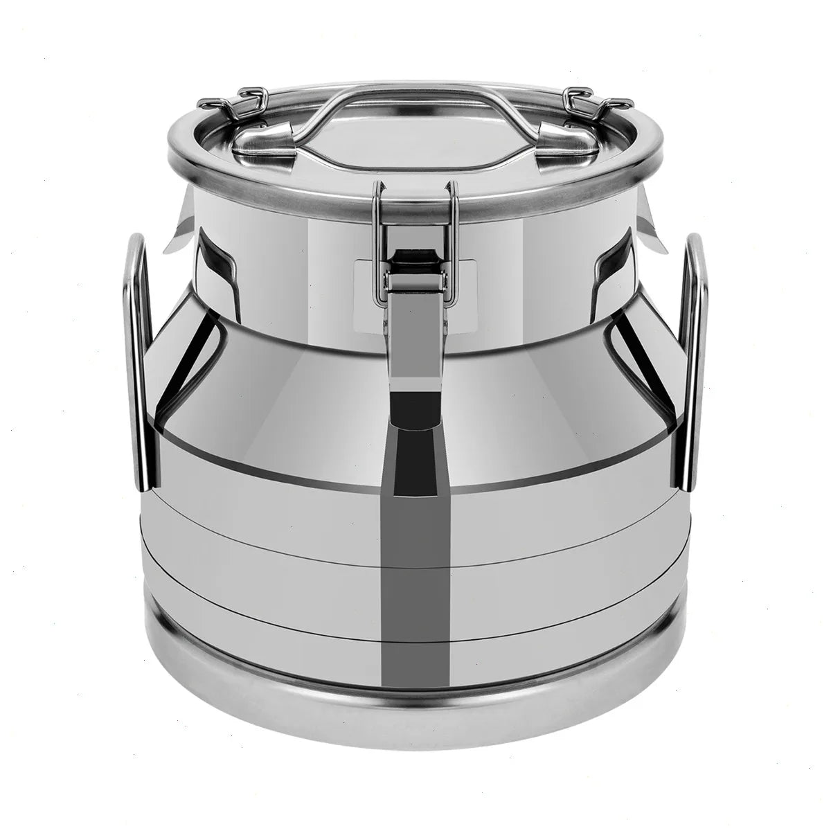 12L Milk Can with Airtight Silicone Seal, Stainless Steel Construction, Dent-Resistant, Easy to Clean, Ideal for Brewing and Res
