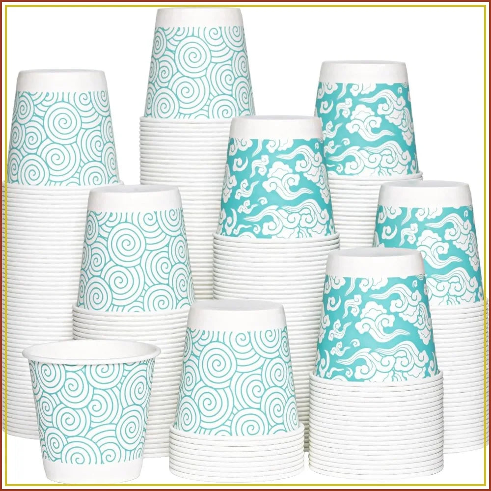 Disposable Paper Cups 300 Pack For Parties And Travel