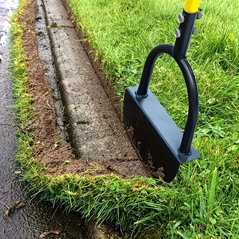 Half Moon Lawn Edger Carbon Steel Manual Trimming Shovel High Hardness Simple Cleansing Garden Zoo Lawn Care Tool