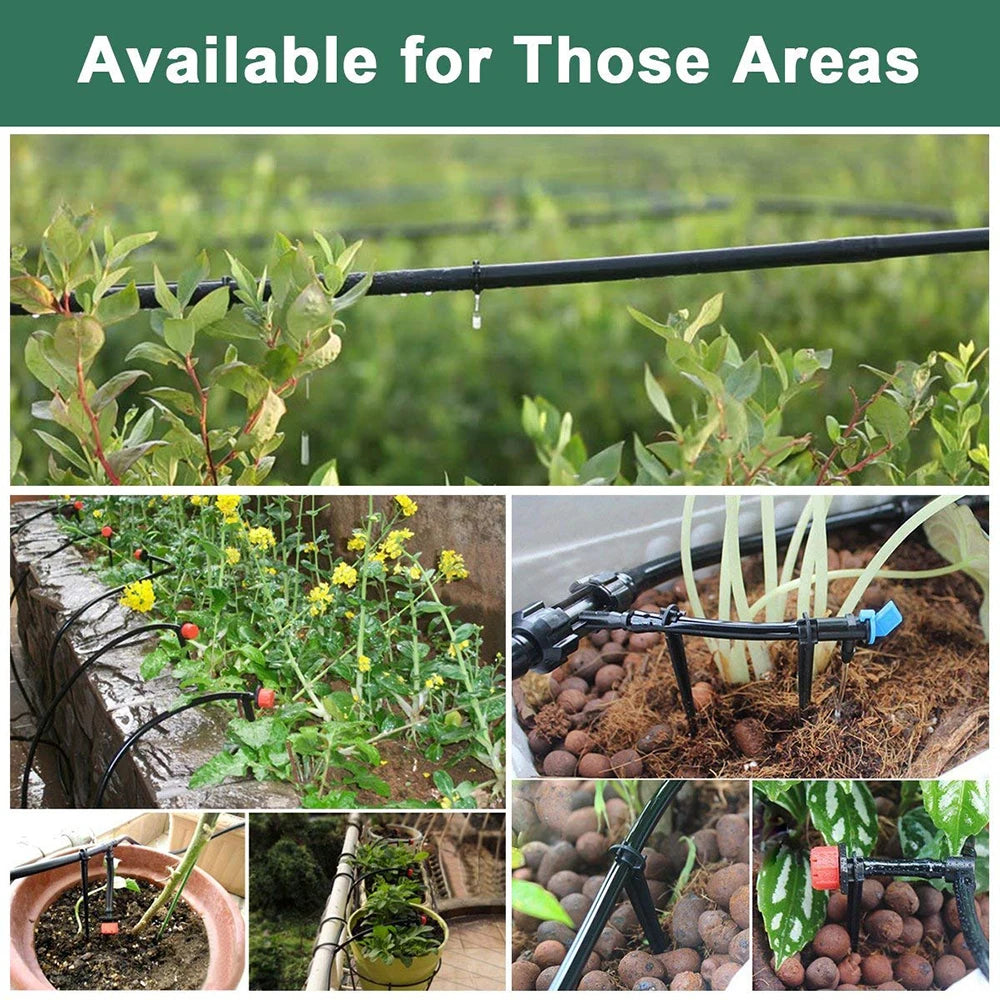 PVC Micro Irrigation Hose And Tubing Kit For Garden Greenhouse Bonsai 4 To 7 Mm
