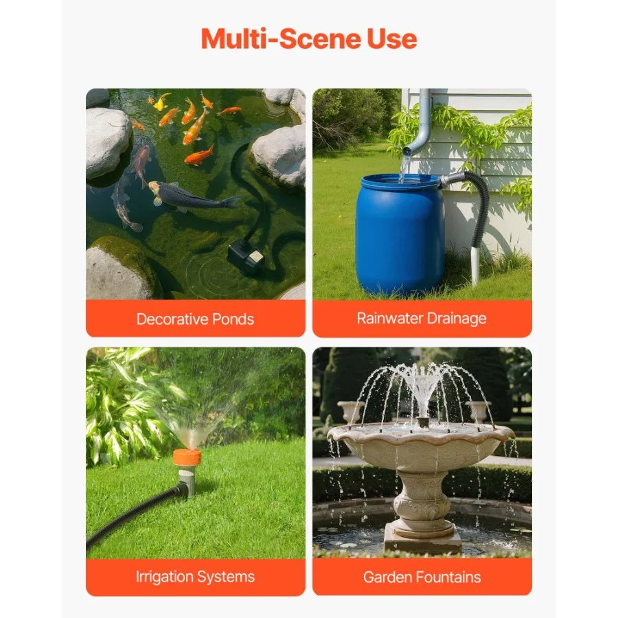 Corrugated Pond Tubing Flexible PVC Hose For Water Features