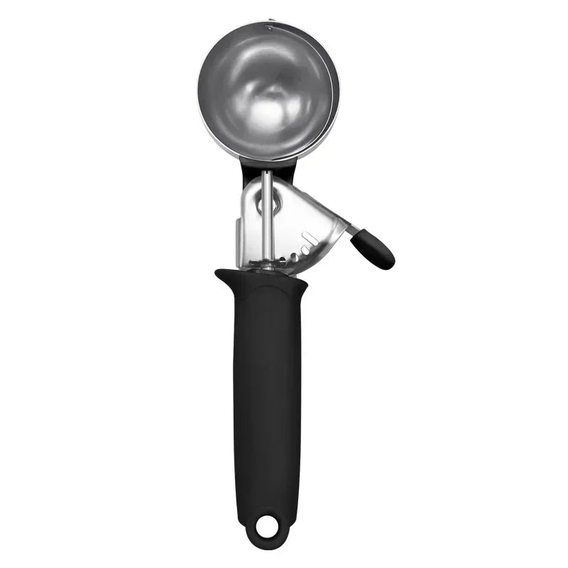 Ice Cream Scoop Stainless Steel Ice Cream Spoon Metal Icecream Cookie Scoop Melon Fruit Baller Ice Ball Maker Kitchen Gadget