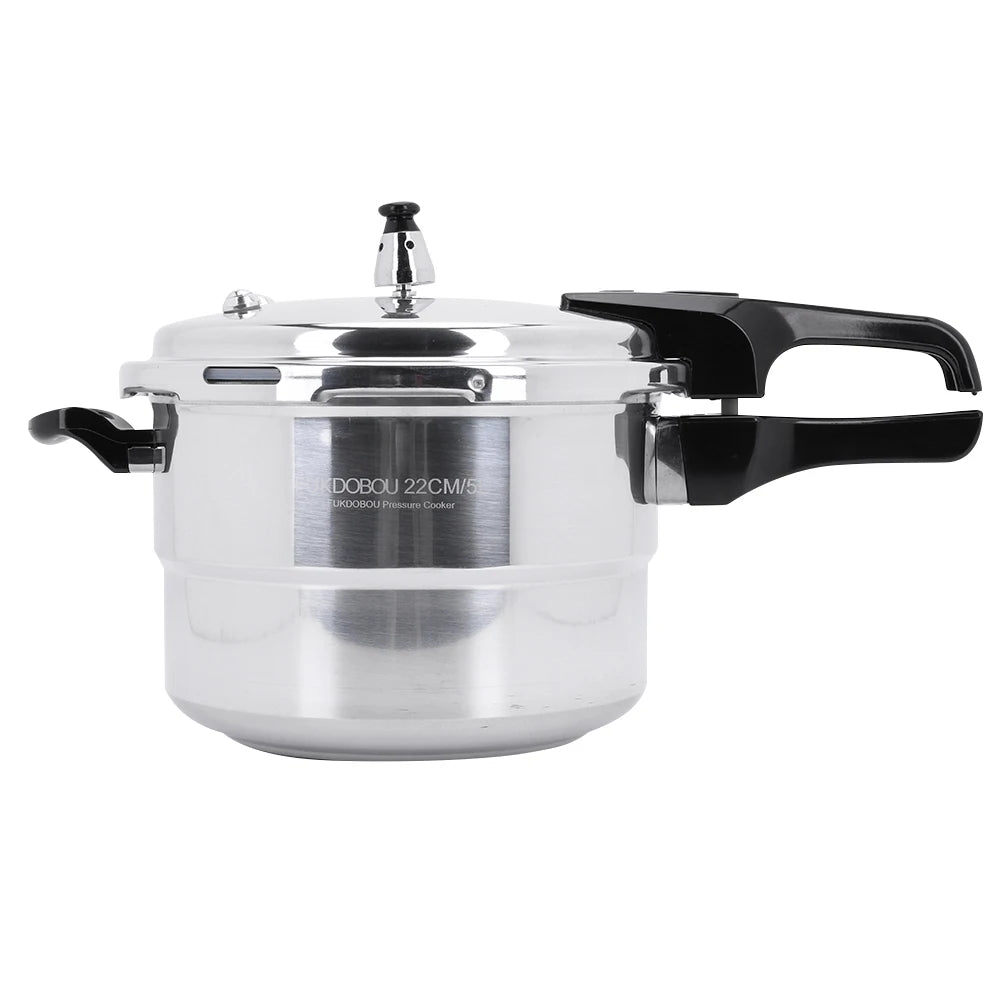 Aluminum Pressure Cooker with Steaming Plate Aluminum Alloy Pressure Cooker Small Pressure Cooker for Gas Stove Induction Cooker
