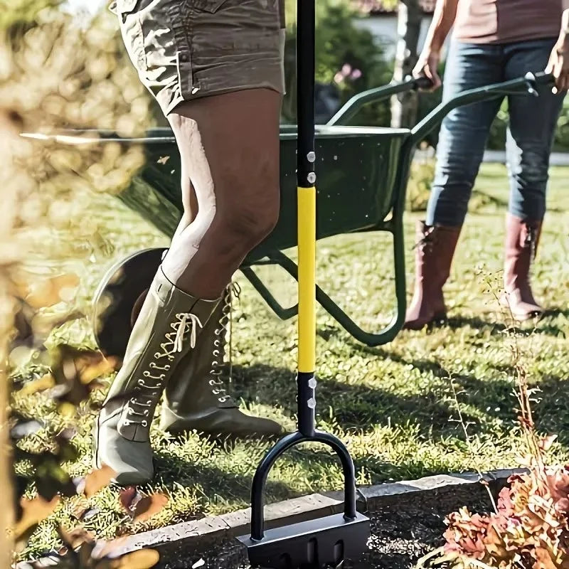 Half Moon Lawn Edger Carbon Steel Manual Trimming Shovel High Hardness Simple Cleansing Garden Zoo Lawn Care Tool