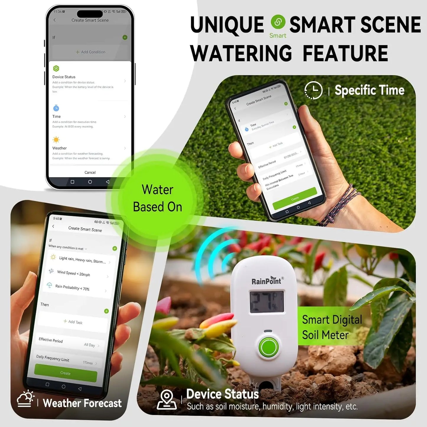WiFi App Enabled Solar Powered Smart Drip Irrigation For Indoor Plants