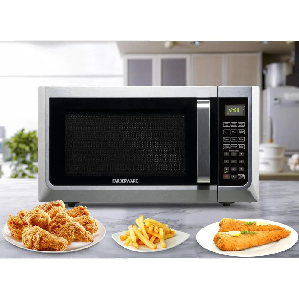 Farberware 1100 Watt Countertop Microwave Oven With Auto Cook