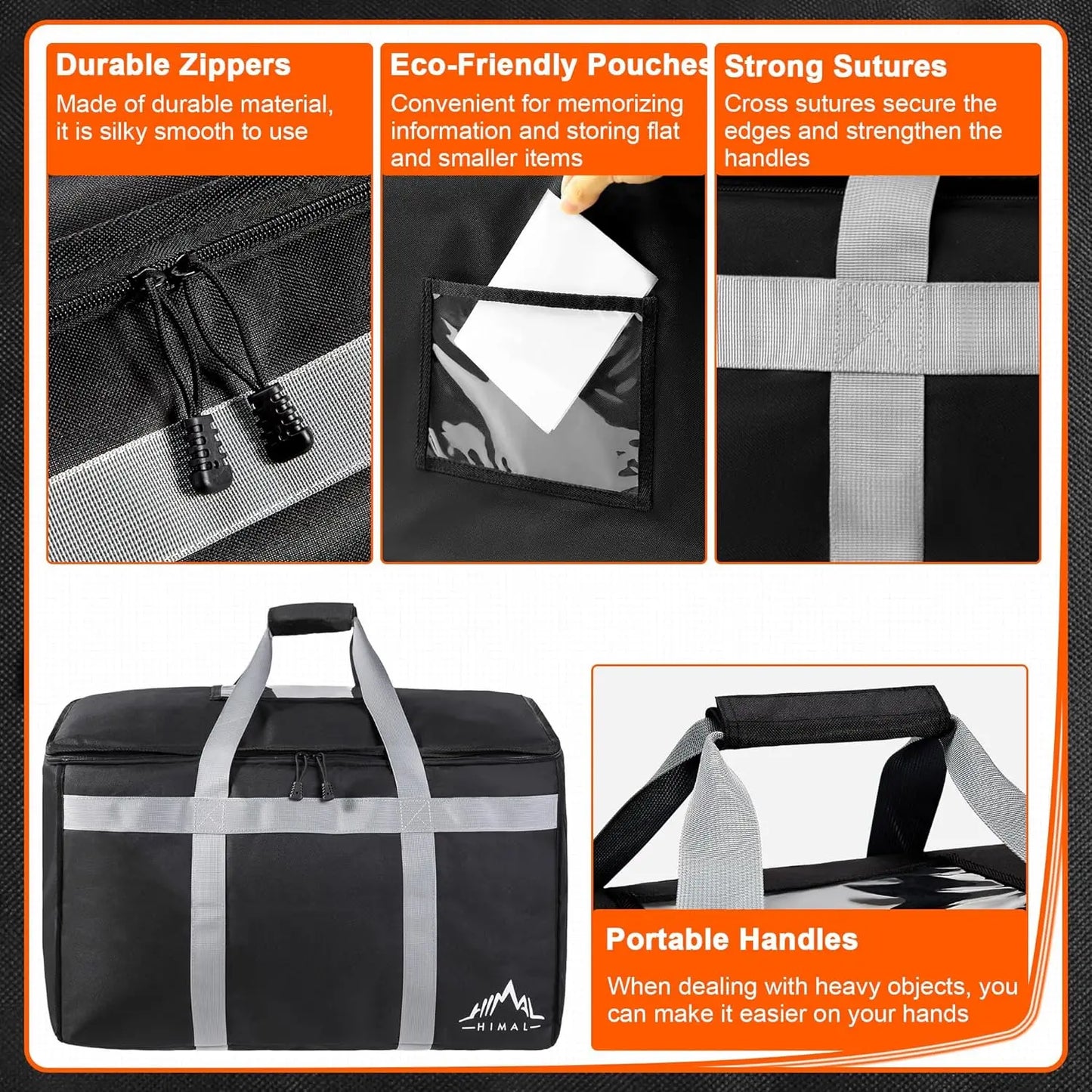 Insulated Delivery Bag For Hot And Cold Meals Uber Eats