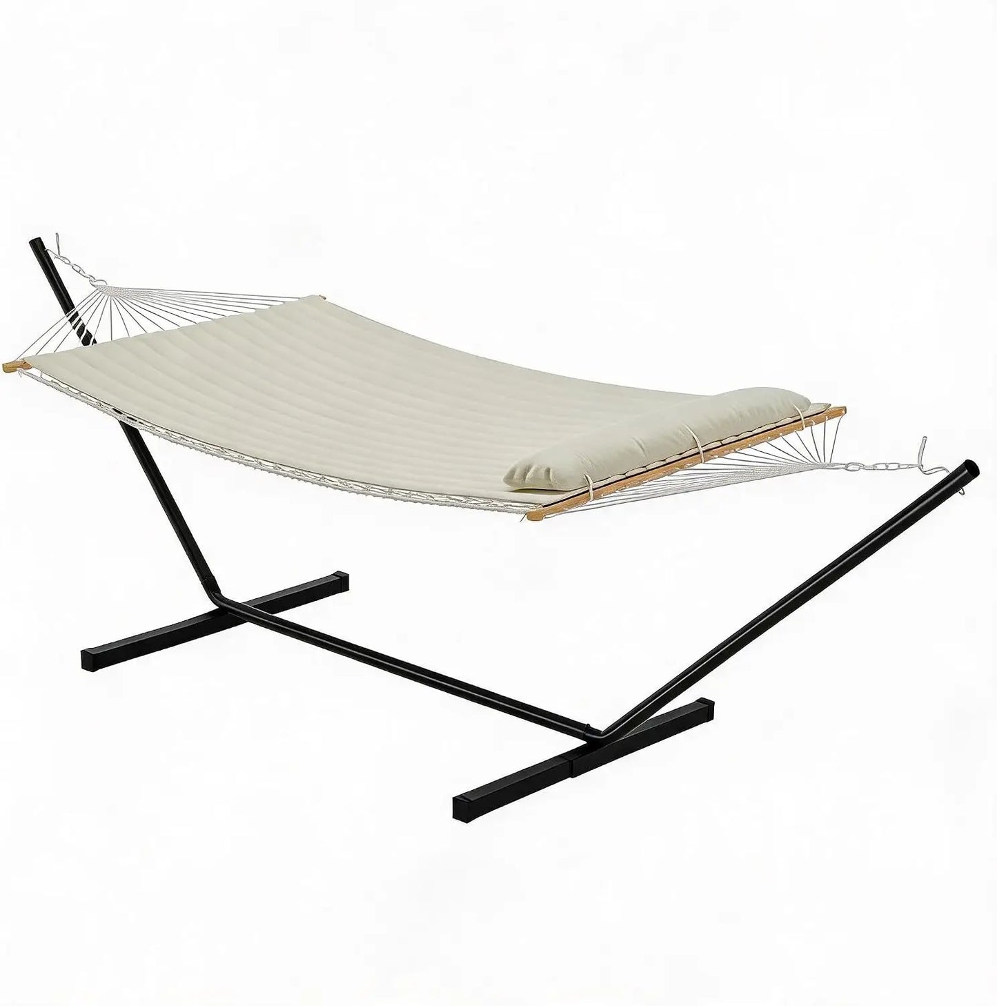 HiMISS Heavy Duty Double Hammock With Stand
