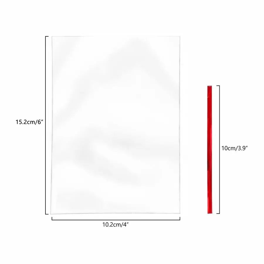Clear Cellophane Bags 100 Count For Gift Wrapping Pack