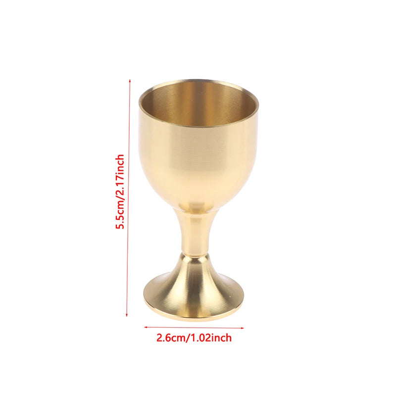 Vintage Brass Wine Glass Mug Copper Drinkware For Parties Bar