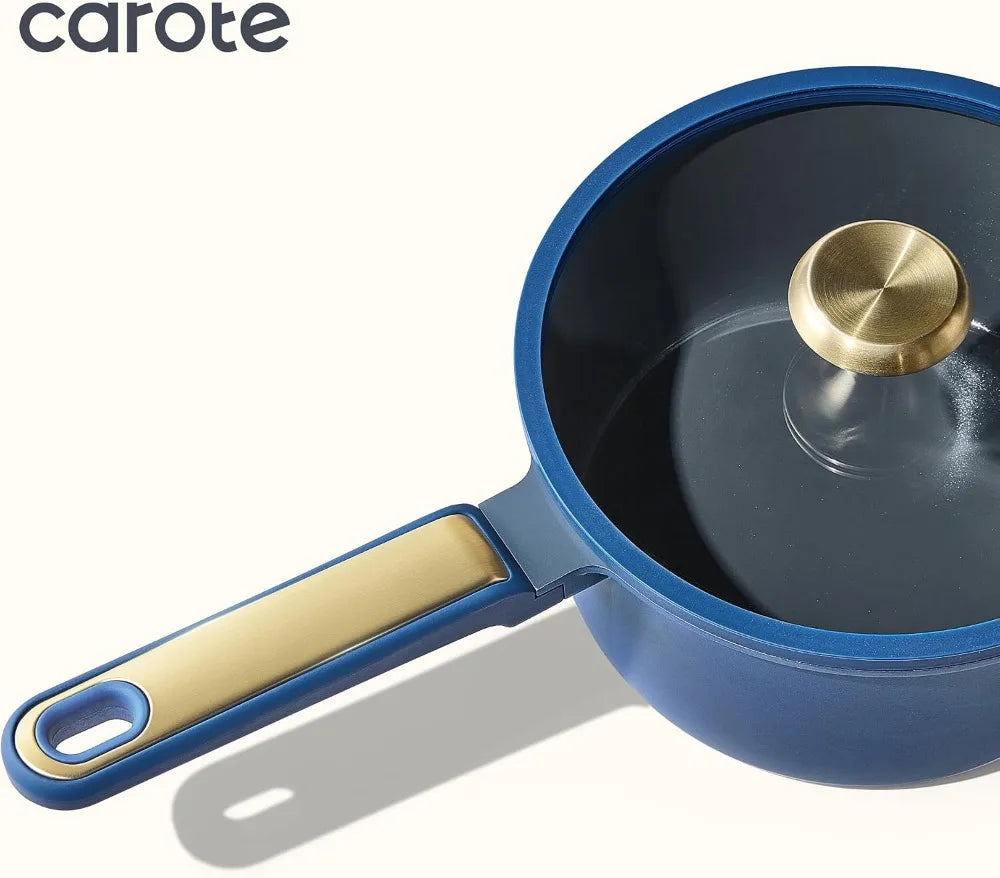 Ceramic Nonstick Cookware Set, PFAS and PTFE Free, Safe
