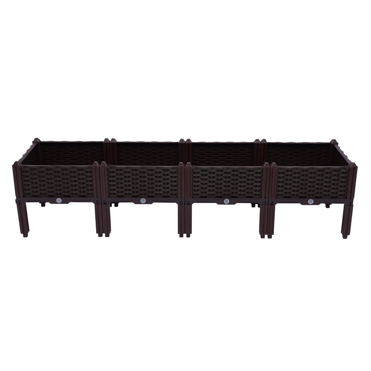 Bymaocar 4 Raised Garden Bed Kit With Drainage Holes