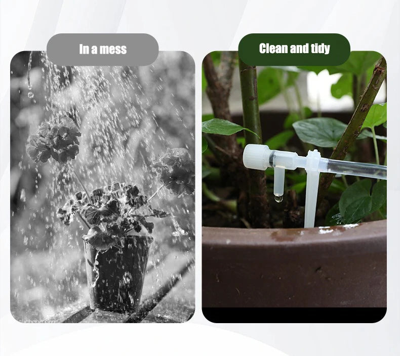 Drip Watering Kit With Regulating Valve Micro Dripper System